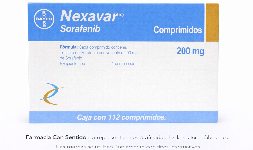 Tosilato de sorafenib 200 mg Caja con 112 tabletas En México
