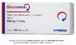Metformina, glibenclamida 500 mg/ 2.5 mg Caja con 60 tabletas Venta de