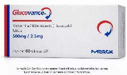 Metformina, glibenclamida 500 mg/ 2.5 mg Caja con 60 tabletas Precio