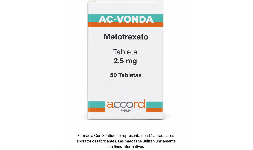 Metotrexato (genérico de Trexall) 2.5 mg Frasco con 50 tabletas