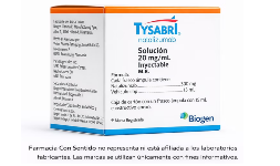 Natalizumab 20 mg/mL Frasco ámpula Proveedor
