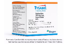 Natalizumab (Tysabri) 20 mg/mL Frasco ámpula
