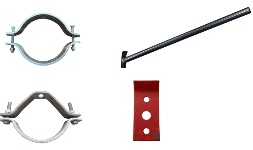 Accesorios para postes metálicos concreto
