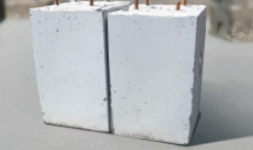 Bases de concreto rectangular chica
