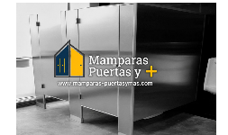 Mamparas al piso de lámina de acero inoxidable nacional