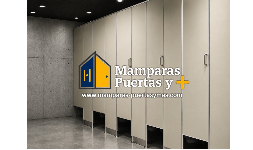 Mamparas al piso de lámina de acero porcelanizado antigraffiti