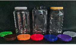 Tarros de PET transparentes