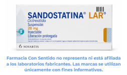 Octreótida 20 mg Jeringa prellenada