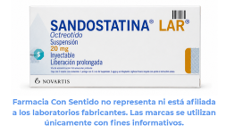 Octreótida (Sandostatina LAR) 20 mg Jeringa prellenada