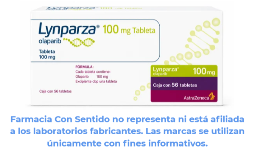 Olaparib 100 mg Tabletas Caja con 56 tabletas Efectos secundarios