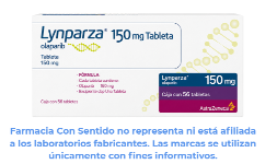 Olaparib 150 mg Tabletas Caja con 56 tabletas Para qué sirve