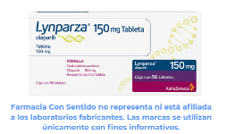 Olaparib 150 mg Tabletas Caja con 56 tabletas Efectos secundarios