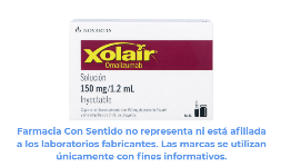 Omalizumab 150 mg/1.2 mL Frasco ámpula Venta de