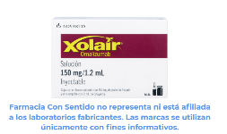 Omalizumab 150 mg/1.2 mL Frasco ámpula Para qué sirve