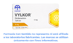 Ondansetrón (genérico de Zofran) 8 mg Caja con 10 tabletas