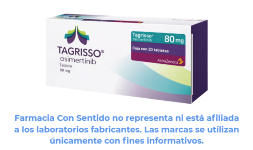 Osimertinib mesilato 80 mg Caja con 30 tabletas En México