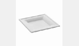 Plato compostable 8x8