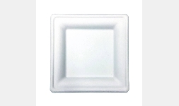Plato compostable 8x8