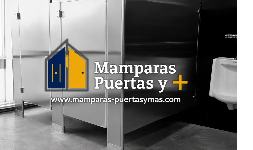 Mamparas con acabado en acero inoxidable para áreas sanitarias