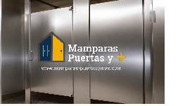 Mamparas de acero inoxidable reforzadas calibre 22