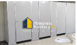 Mamparas de acero porcelanizado de fácil mantenimiento