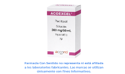 Paclitaxel 300 mg/ 50 mL Frasco ámpula Precio