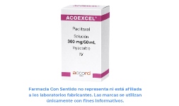Paclitaxel 300 mg/ 50 mL Frasco ámpula Genérico