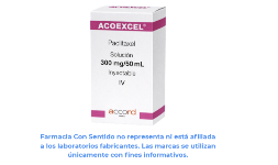 Paclitaxel 300 mg/ 50 mL Frasco ámpula Proveedor
