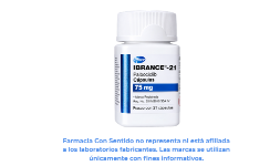Palbociclib 75 mg Frasco con 21 cápsulas