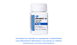 Palbociclib 75 mg Frasco con 21 cápsulas En México