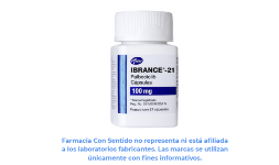 Palbociclib 100 mg Frasco con 21 cápsulas Genérico