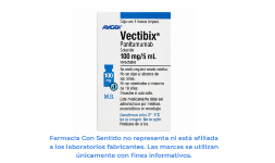 Panitumumab Solución inyectable 100 mg/ 5 mL En Puebla