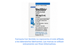 Panitumumab Solución inyectable 100 mg/ 5 mL En México