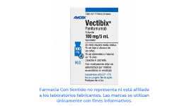 Panitumumab Solución inyectable 100 mg/ 5 mL Proveedor