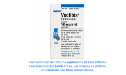Panitumumab 100 mg/ 5 mL Frasco ámpula En Puebla