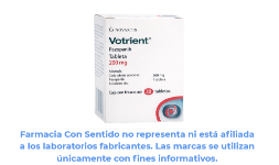 Pazopanib 200 mg Caja con 30 tabletas