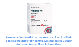 Pazopanib 200 mg Caja con 30 tabletas Precio