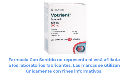 Pazopanib 200 mg Caja con 30 tabletas Genérico