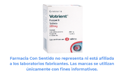 Pazopanib 200 mg Caja con 30 tabletas Para qué sirve