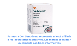 Pazopanib 400 mg Caja con 30 tabletas En Puebla