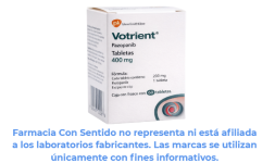 Pazopanib 400 mg Caja con 30 tabletas Genérico