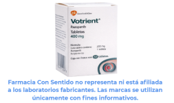 Pazopanib (Votrient) 400 mg Caja con 30 tabletas