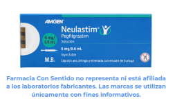 Pegfilgrastim Solución inyectable 6 mg/ 0.6 mL