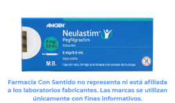 Pegfilgrastim 6 mg/ 0.6 mL Jeringa prellenada En Puebla