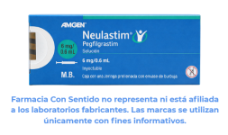Pegfilgrastim 6 mg/ 0.6 mL Jeringa prellenada Genérico