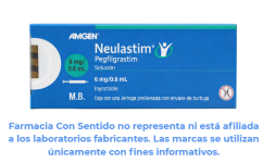 Pegfilgrastim 6 mg/ 0.6 mL Jeringa prellenada Proveedor