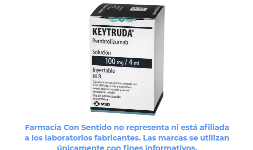 Pembrolizumab 100 mg/ 4 mL Frasco ámpula