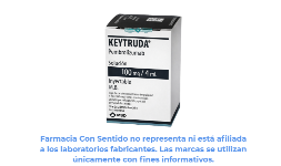 Pembrolizumab 100 mg/ 4 mL Frasco ámpula Genérico