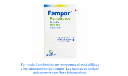 Pemetrexed disódico 500 mg Solución inyectable Venta de