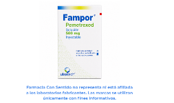 Pemetrexed disódico 500 mg Solución inyectable En Puebla